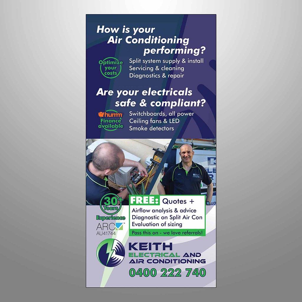 Keith Electrical & Air Conditioning Flyer Design