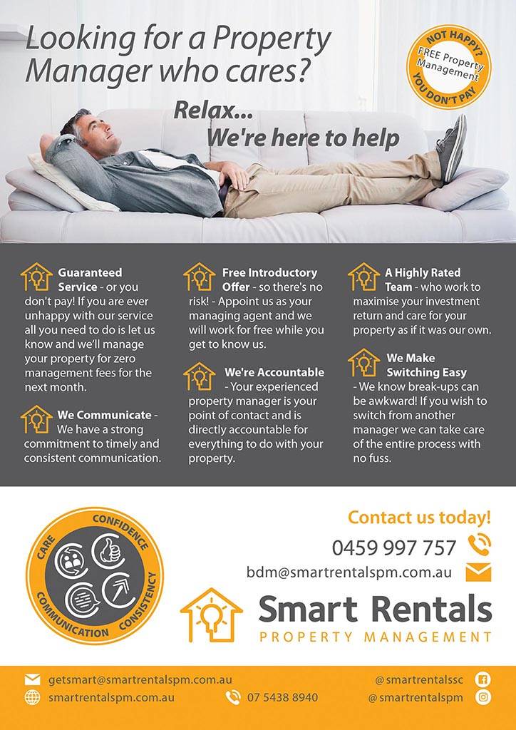 Smart Rentals Property Management A4 Brochure
