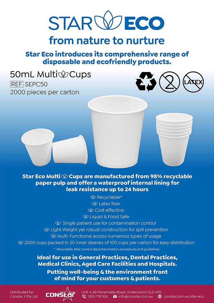 Star Eco Multi-Cups A4 Infosheet