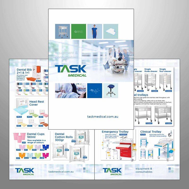 TASK Medical A4 Brochure Design