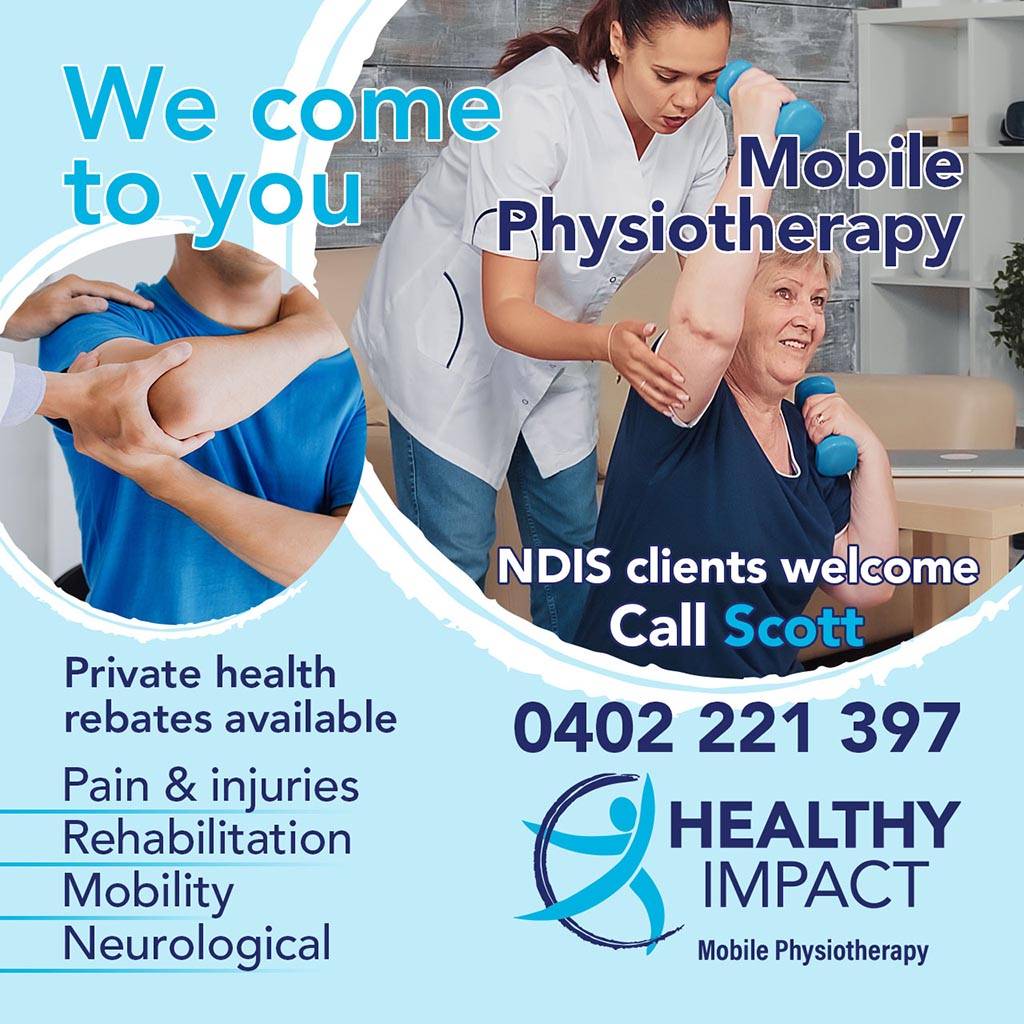 Health Impact Mobile Physiotherapy Social Media Ad Post