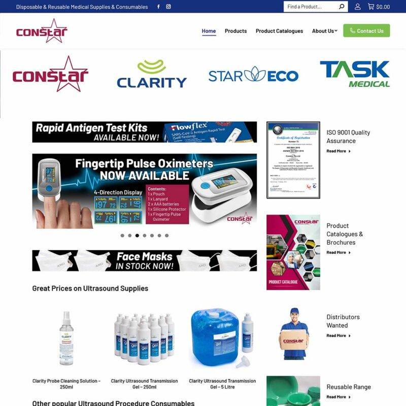 Constar Website Design
