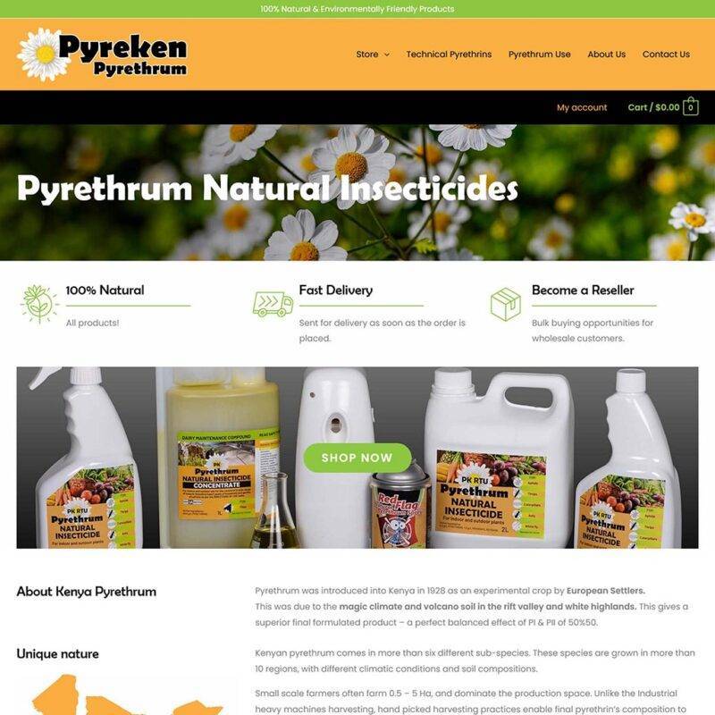 Pyreken Pyrethrum Website