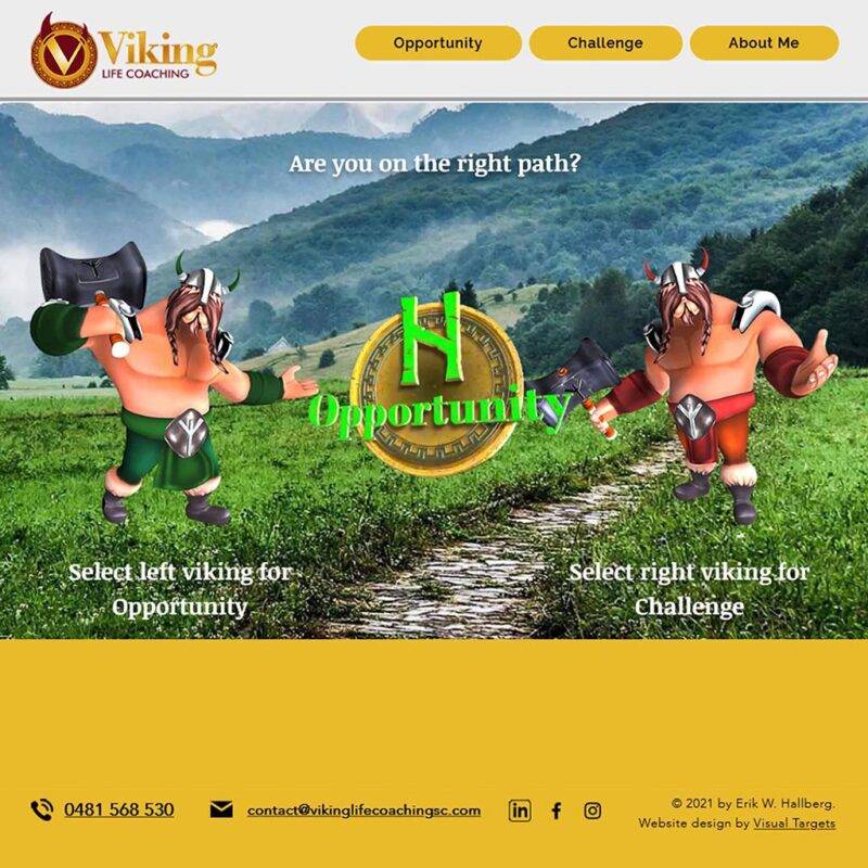 Viking Life Coaching Website Design